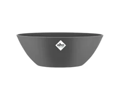 Elho Brussels Oval 36cm Plastic Plant Pot In Anthracite