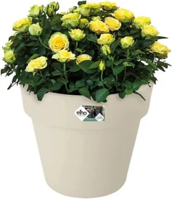 Elho Green Basics Top Planter 40cm Plastic Plant Pot In Cotton White 6 Elho Green Basics Top Planter 40cm Plastic Plant Pot In Cotton White -Outsunny Garden Zone elho green basics top planter 40cm plastic plant pot in cotton white8711904315719 03c MP