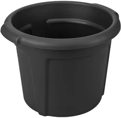 Elho Green Potato Pot 33cm Plastic Grow Pot In Living Black