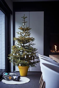 Elho Pure Round 40cm Plastic Plant Pot In Ochre -Outsunny Garden Zone elho pure round 40cm plastic plant pot in ochre8711904257330 04c MP