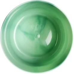 Elho The Ocean Collection 22cm Round Plastic Plant Pot In Pacific Green -Outsunny Garden Zone elho the ocean collection 22cm round plastic plant pot in pacific green8711904516475 03c MP