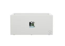 Elho Vivo Next Long 80cm Plastic Plant Pot Trough In White