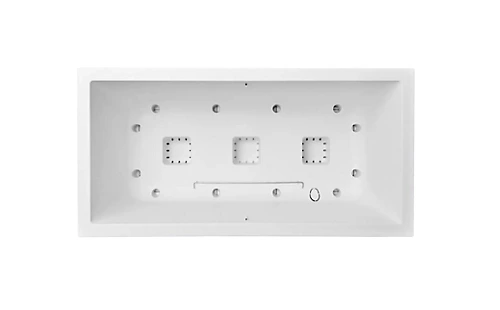 Elho Vivo Next Long 80cm Plastic Plant Pot Trough In White 4 Elho Vivo Next Long 80cm Plastic Plant Pot Trough In White - Image 4