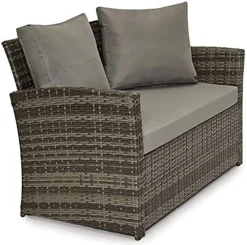 EVRE 4 Seater Rattan Garden Furniture Sofa Armchair Set -Roma With Coffee Table 7 EVRE 4 Seater Rattan Garden Furniture Sofa Armchair Set -Roma With Coffee Table -Outsunny Garden Zone evre 4 seater rattan garden furniture sofa armchair set roma with coffee table5060381722330 06c MP