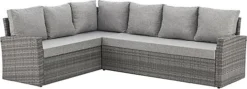 EVRE 9 Seat Marylin Corner Sofa & Dining Rattan Garden Furniture Set For Indoor Outdoor Patios Gardens Conservatories Grey -Outsunny Garden Zone evre 9 seat marylin corner sofa dining rattan garden furniture set for indoor outdoor patios gardens conservatories grey5056709900108 03c MP