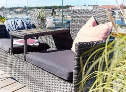 EVRE Lisbon Rattan 2 Seater Companion Partner Bench Garden Furniture Set Patio Conservatory Terrace Balcony Garden Outdoor Indoor -Outsunny Garden Zone evre lisbon rattan 2 seater companion partner bench garden furniture set patio conservatory terrace balcony garden outdoor indoor5060381724457 04c MP