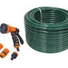 Faithfull 710391665024606 PVC Garden Hose 50m With Fittings & Spray Gun FAIHOSE50AV