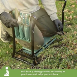 Fayton Gardening Kneeler 2-in-1 Folding Padded Seat Stool -Outsunny Garden Zone fayton gardening kneeler 2 in 1 folding padded seat stool5060964817842 04c MP
