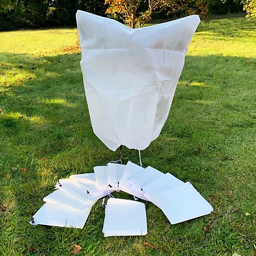 Fleece Plant Frost Protection Jacket Covers (Set Of 12) 1 Fleece Plant Frost Protection Jacket Covers (Set Of 12)