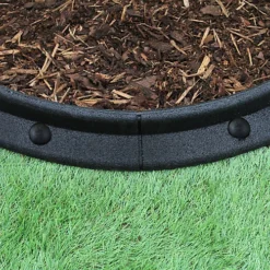 Flexible Lawn Edging Garden Border Grass Pathways Plot Flowerbed Raised Borders Rubber Artificial Grass Black Pack Of 6x1.2m -Outsunny Garden Zone flexible lawn edging garden border grass pathways plot flowerbed raised borders rubber artificial grass black pack of 6x1 2m5055986136408 04c MP