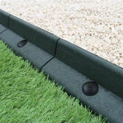 Flexible Lawn Edging Garden Border Grass Pathways Plot Flowerbed Raised Borders Rubber Artificial Grass Green Pack Of 4x1.2m -Outsunny Garden Zone flexible lawn edging garden border grass pathways plot flowerbed raised borders rubber artificial grass green pack of 4x1 2m5055986136477 03c MP