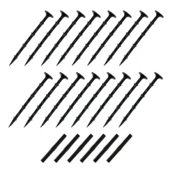 Flexible Lawn Edging Garden Border Grass Pathways Plot Flowerbed Raised Borders Rubber Artificial Grass Green Pack Of 4x1.2m -Outsunny Garden Zone flexible lawn edging garden border grass pathways plot flowerbed raised borders rubber artificial grass green pack of 4x1 2m5055986136477 04c MP