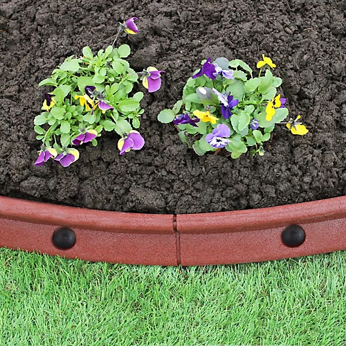 Flexible Lawn Edging Garden Border Grass Pathways Plot Flowerbed Raised Borders Rubber Artificial Grass Terracotta Pack Of 4x1.2m 4 Flexible Lawn Edging Garden Border Grass Pathways Plot Flowerbed Raised Borders Rubber Artificial Grass Terracotta Pack Of 4x1.2m - Image 4