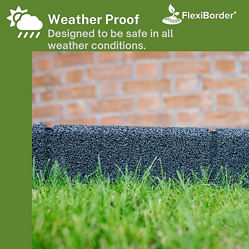 FlexiBorder Green 2 X 1m Flexible Garden Edging For Garden Borders - Lawn Edging For Pathways And Landscaping 3 FlexiBorder Green 2 X 1m Flexible Garden Edging For Garden Borders - Lawn Edging For Pathways And Landscaping - Image 3