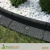 FlexiBorder Grey 2 X 1m Flexible Garden Edging For Garden Borders - Lawn Edging For Pathways And Landscaping