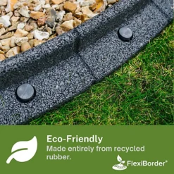 FlexiBorder Grey 2 X 1m Flexible Garden Edging For Garden Borders - Lawn Edging For Pathways And Landscaping 7 FlexiBorder Grey 2 X 1m Flexible Garden Edging For Garden Borders - Lawn Edging For Pathways And Landscaping -Outsunny Garden Zone flexiborder grey 2 x 1m flexible garden edging for garden borders lawn edging for pathways and landscaping0705632700969 04c MP
