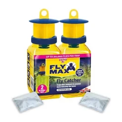 Fly Max Liquid Fly Traps & Bait Refills Outdoor Fly Max Catcher Baited Fly Trap -Outsunny Garden Zone fly max liquid fly traps bait refills outdoor fly max catcher baited fly trap2100004321656 03c MP