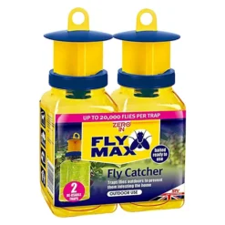 Fly Max Liquid Fly Traps & Bait Refills Outdoor Fly Max Catcher Baited Fly Trap -Outsunny Garden Zone fly max liquid fly traps bait refills outdoor fly max catcher baited fly trap2100004321656 04c MP