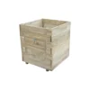 Forest Garden Potato Natural Timber Square Planter (H) 69.5cm X (W) 60cm