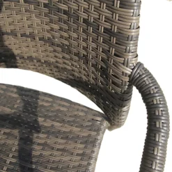 Furniture One Rattan Effect Grey 4 Seater Cube Dining Table And Chair Set FULLY ASSEMBLED STACKABLE CHAIRS -Outsunny Garden Zone furniture one rattan effect grey 4 seater cube dining table and chair set fully assembled stackable chairs0727536849667 03c MP