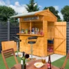 Garden Bar Storage L X184 W X190 Hx240 Cm