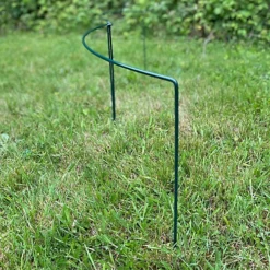 Garden Extra Wide Hoop Plant Bow Support System 60cm X 40cm (Pack Of 2) -Outsunny Garden Zone garden extra wide hoop plant bow support system 60cm x 40cm pack of 2 5060575102580 04c MP