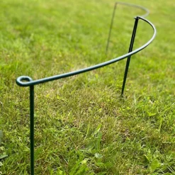 Garden Extra Wide Hoop Plant Bow Support System 60cm X 40cm (Pack Of 4) -Outsunny Garden Zone garden extra wide hoop plant bow support system 60cm x 40cm pack of 4 5056589500764 03c MP