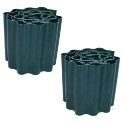 Garden Grass Lawn Border Edging Flexible Plastic Roll Path 18m (60 Feet) X 15cm