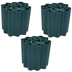 Garden Grass Lawn Border Edging Flexible Plastic Roll Path 27m (90 Feet) X 15cm