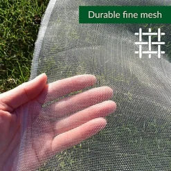 Garden Mesh Netting, Anti Bird Netting And Plant Netting Protection (1m X 10m) 6 Garden Mesh Netting, Anti Bird Netting And Plant Netting Protection (1m X 10m) -Outsunny Garden Zone garden mesh netting anti bird netting and plant netting protection 1m x 10m 5060766072043 03c MP
