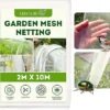 Garden Mesh Netting, Anti Bird Netting And Plant Netting Protection (2m X 10m)