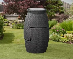 Garden Store Direct Bottle Bistro Set Aluminium - Back Cushions - Black -Outsunny Garden Zone garden store direct bottle bistro set aluminium back cushions black5060761020964 03c MP