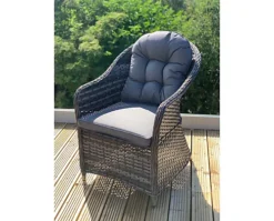 Garden Store Direct Florida 6 Seat Round Rattan Garden Dining Set With Lazy Susan And Aluminium Frame -Outsunny Garden Zone garden store direct florida 6 seat round rattan garden dining set with lazy susan and aluminium frame5060761026652 03c MP