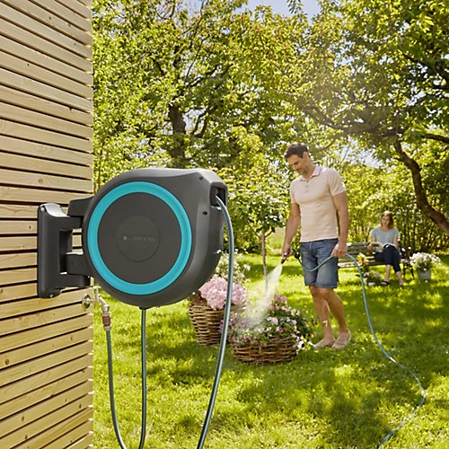 Gardena Rollup XL Wall-mounted Auto Hose Pipe Set (L)35m 3 Gardena Rollup XL Wall-mounted Auto Hose Pipe Set (L)35m - Image 3