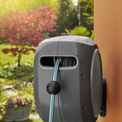 Gardena Wall-mounted Hose Reel (L)30m 6 Gardena Wall-mounted Hose Reel (L)30m -Outsunny Garden Zone gardena wall mounted hose reel l 30m4066407001770 01i bq