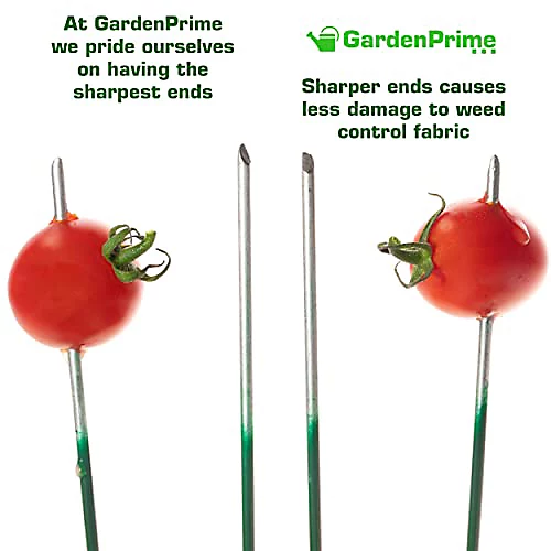 GardenPrime Half Green Artificial Grass Pegs (L)150mm (W)25mm - 100 Pack 2 GardenPrime Half Green Artificial Grass Pegs (L)150mm (W)25mm - 100 Pack - Image 2