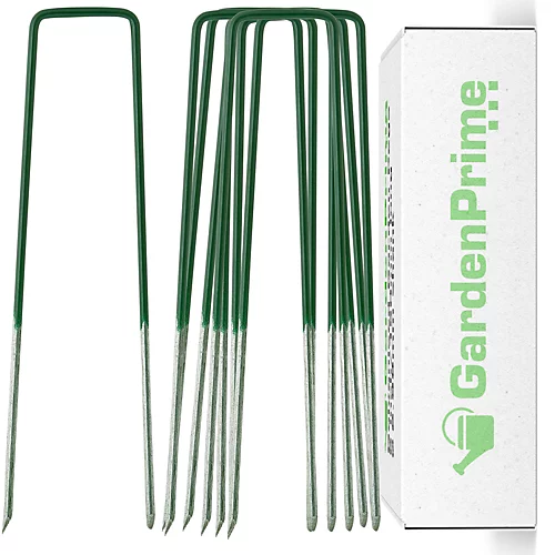 GardenPrime Half Green Artificial Grass Pegs (L)150mm (W)25mm - 100 Pack 3 GardenPrime Half Green Artificial Grass Pegs (L)150mm (W)25mm - 100 Pack - Image 3