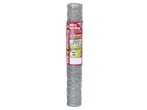 Gardman 50060 Galvanised Wire Netting 50mm Hexagon, 10 X 0.9m GDM50060 1 Gardman 50060 Galvanised Wire Netting 50mm Hexagon, 10 X 0.9m GDM50060