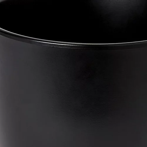 GoodHome Black Ceramic Circular Plant Pot (Dia)21.5cm 2 GoodHome Black Ceramic Circular Plant Pot (Dia)21.5cm - Image 2