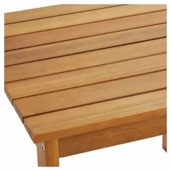 GoodHome Denia Brown Wooden 2 Seater Square Table 7 GoodHome Denia Brown Wooden 2 Seater Square Table -Outsunny Garden Zone goodhome denia brown wooden 2 seater square table3663602936015 04bq