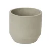 GoodHome Grey Clay Circular Plant Pot (Dia)22cm