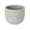 GoodHome Griffin Speckled Circular Plant Pot (Dia)21cm