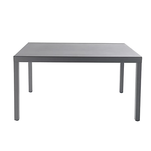 GoodHome Moorea Steel Grey Aluminium 8 Seater Extendable Rectangular Table 2 GoodHome Moorea Steel Grey Aluminium 8 Seater Extendable Rectangular Table - Image 2