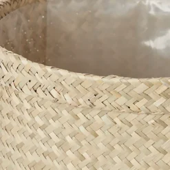 GoodHome Natural Seagrass Herringbone Circular Plant Pot (Dia)35cm -Outsunny Garden Zone goodhome natural seagrass herringbone circular plant pot dia 35cm3663602442493 36c bq