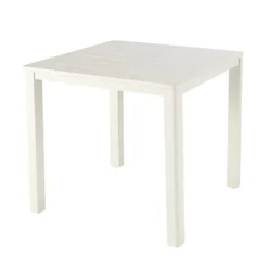 GoodHome Santorin Sand Metal 4 Seater Table