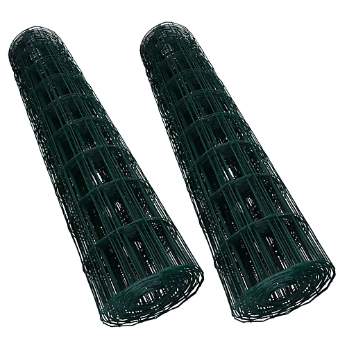 Green PVC Coated Steel Wire Garden Border Fence Netting Mesh 20m X 0.9m 1 Green PVC Coated Steel Wire Garden Border Fence Netting Mesh 20m X 0.9m
