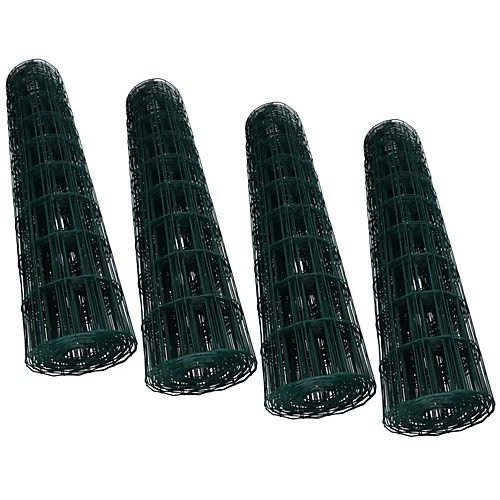 Green PVC Coated Steel Wire Garden Border Fence Netting Mesh 40m X 0.9m 1 Green PVC Coated Steel Wire Garden Border Fence Netting Mesh 40m X 0.9m