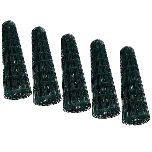 Green PVC Coated Steel Wire Garden Border Fence Netting Mesh 50m X 0.9m 1 Green PVC Coated Steel Wire Garden Border Fence Netting Mesh 50m X 0.9m