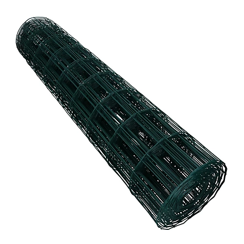 Green PVC Coated Steel Wire Garden Border Fence Netting Mesh 50m X 0.9m 3 Green PVC Coated Steel Wire Garden Border Fence Netting Mesh 50m X 0.9m - Image 3