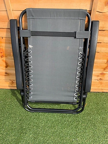 Grey Zero Gravity Chair Lounger 2 Grey Zero Gravity Chair Lounger - Image 2